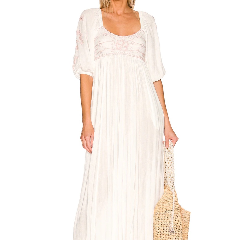 Free People Wedgewood Dress in Ivory - Picture 3 of 7